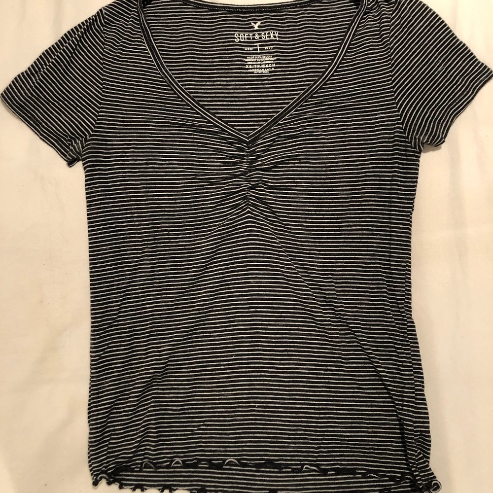 V-neck shirt